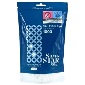 Фільтри для самокруток SILVER STAR SLIM 6х15 мм (1000 шт)