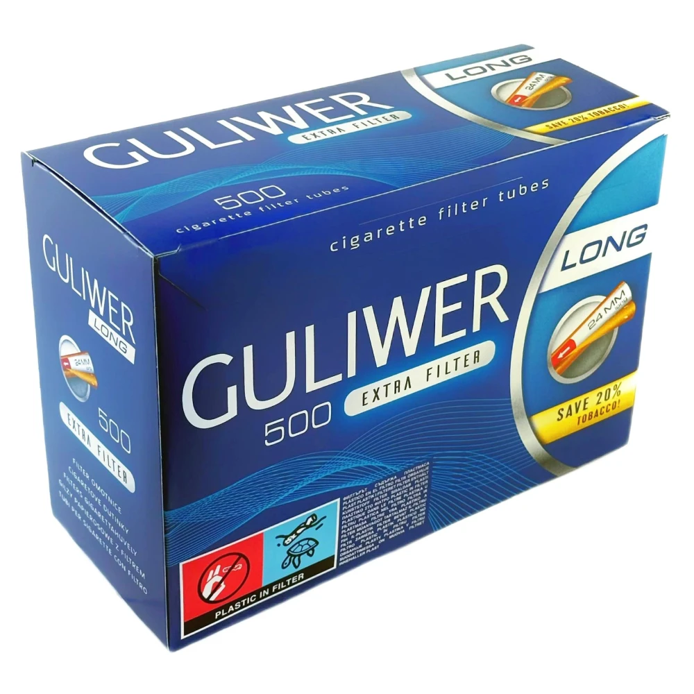 Гільзи для набивання сигарет GULIWER X-LONG 24 мм (500 шт)