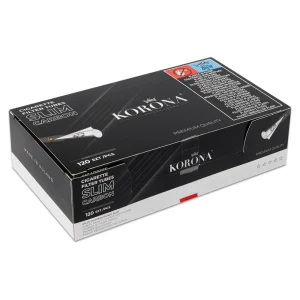 Гільзи для набивання сигарет KORONA SLIM CARBON (120 шт)