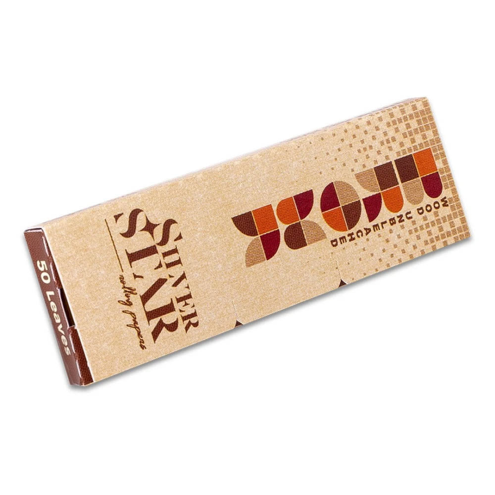 Папір для самокруток SILVER STAR BROWN WOOD UNBLEACHED