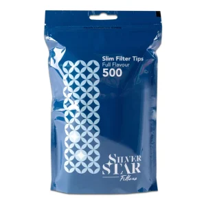 Фільтри для самокруток SILVER STAR SLIM 6х15 мм (500 шт)